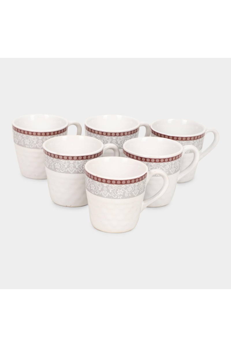 Home Finery                         120 ml Stoneware Cup, Set of 6