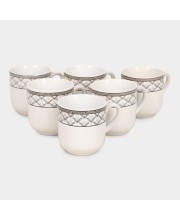 Home Finery                         120ml Stoneware Cup Set of 6