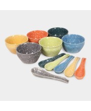 Home Finery                         320 ml Stoneware Soup Set