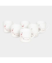 Cello                         180 ml Opalware Mug Set Set of 6