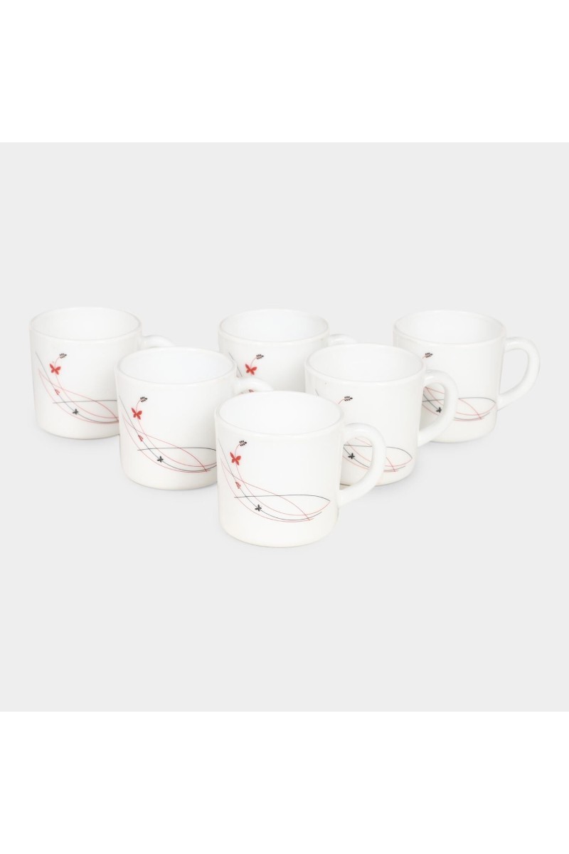 Cello                         180 ml Opalware Mug Set Set of 6