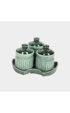 Home Finery                         250 ml Opalware Pickle Set