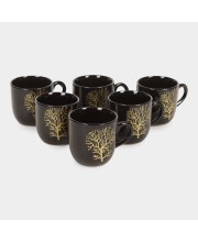 Home Finery                         120 ml Stoneware Cup, Set of 6
