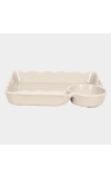 Home Finery                         Melamine Snack Plate, Bowl Partition