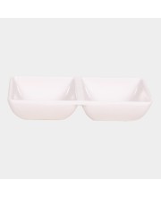 Home Finery                         Melamine Snack Plate, 2 Partitions