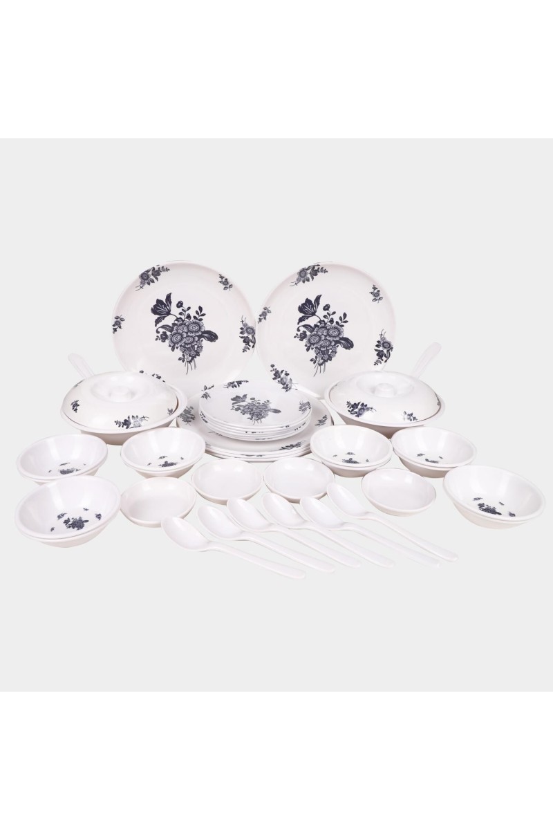 Home Finery                         Melamine Dinner Set 40 Pcs