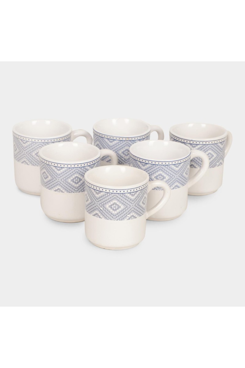Home Finery                         120 ml Bio China Cup, Set of 6