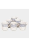 Home Finery                         120 ml Bio China Cup, Set of 6