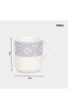 Home Finery                         120 ml Bio China Cup, Set of 6