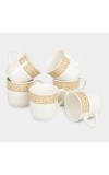 120 ml Bone China Cup, Set of 6