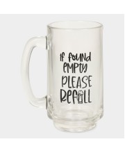 Home Finery                         345ml Glass Mug