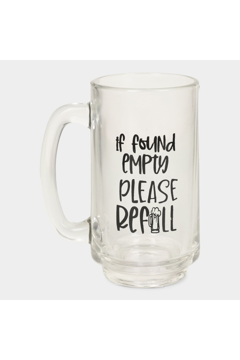 Home Finery                         345ml Glass Mug