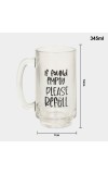 Home Finery                         345ml Glass Mug