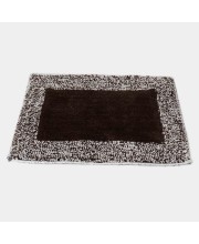 Home Beautiful                         Anti-Skid Brown Polyester Cotton Door Mat