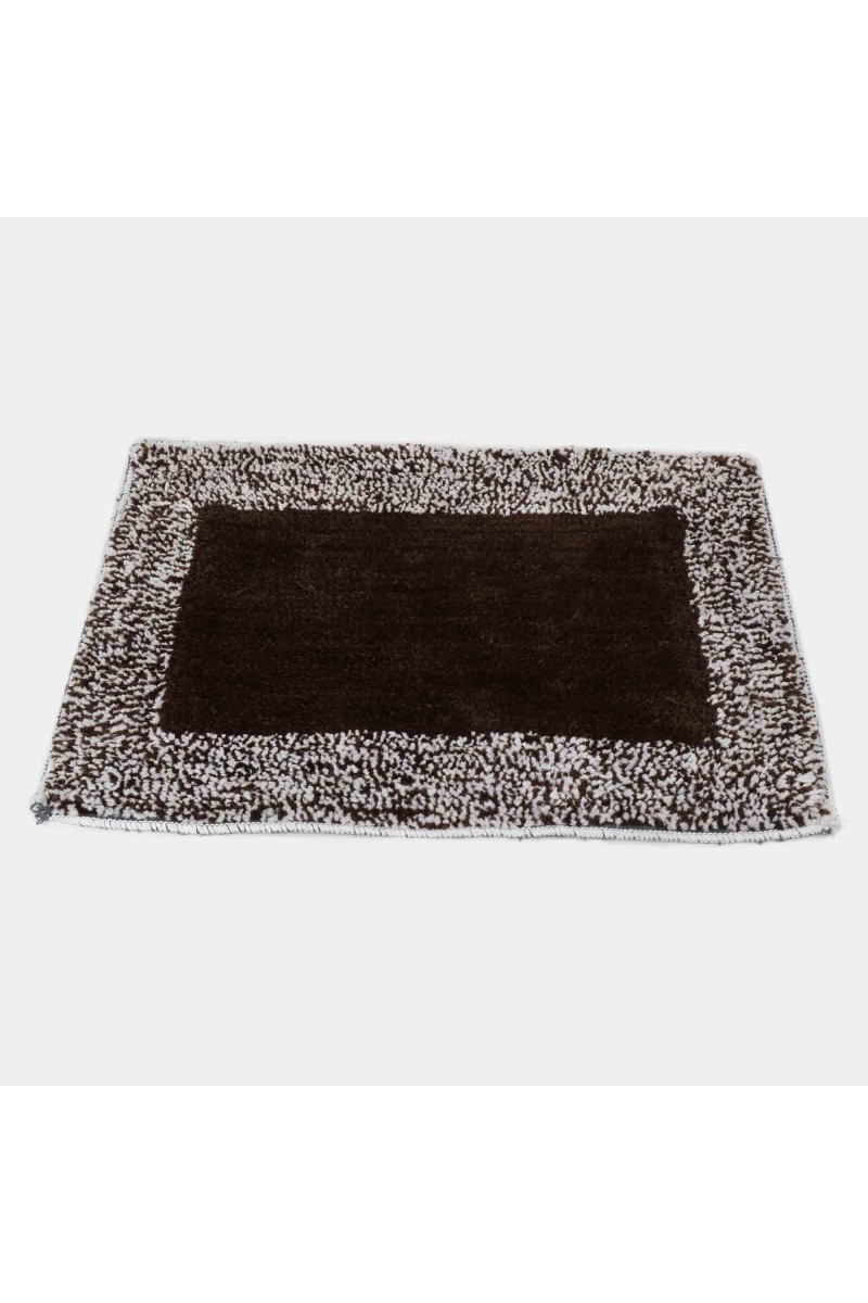 Home Beautiful                         Anti-Skid Brown Polyester Cotton Door Mat