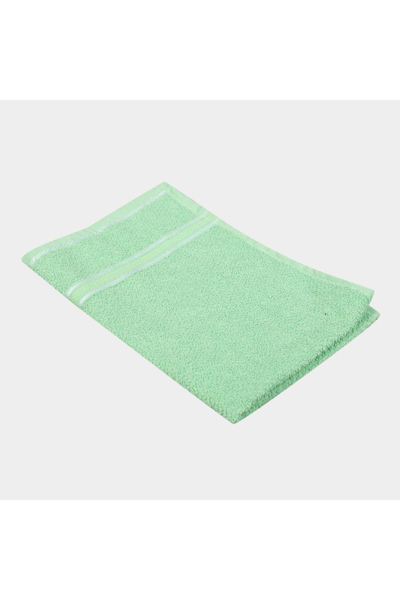 Home Beautiful                         360 GSM Green Cotton Hand Towel