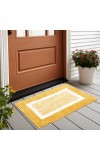 Home Beautiful                         Anti-Skid Yellow Polyester Door Mat