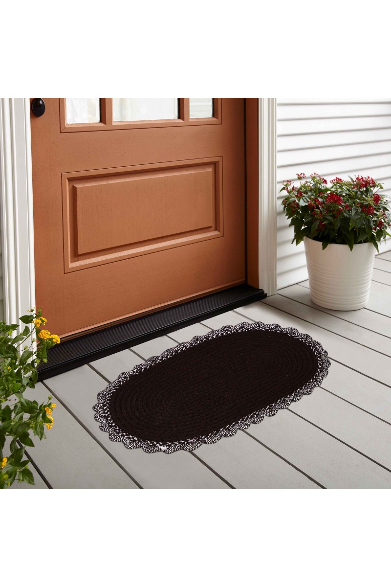 Home Beautiful                         Brown Polyester Door Mat