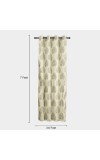 Home Beautiful                         7ft. Green Microfiber Door Curtain
