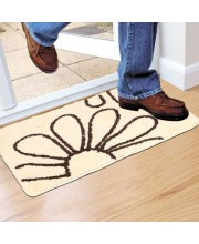 Home Beautiful                         Anti-Skid Multicolour Polyester Door Mat
