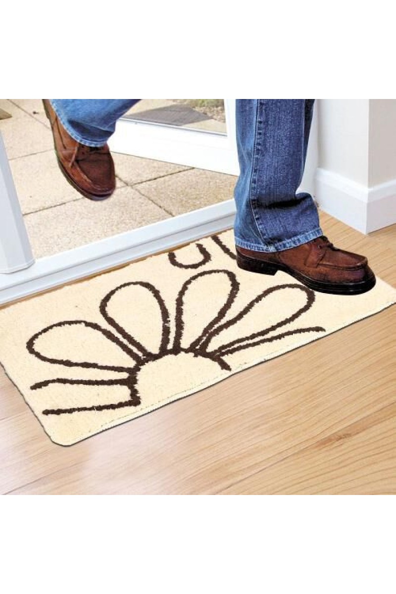Home Beautiful                         Anti-Skid Multicolour Polyester Door Mat