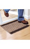 Home Beautiful Anti-Skid Brown Polyester Door Mat Home Beautiful Anti-Skid Brown Polyester Door Mat