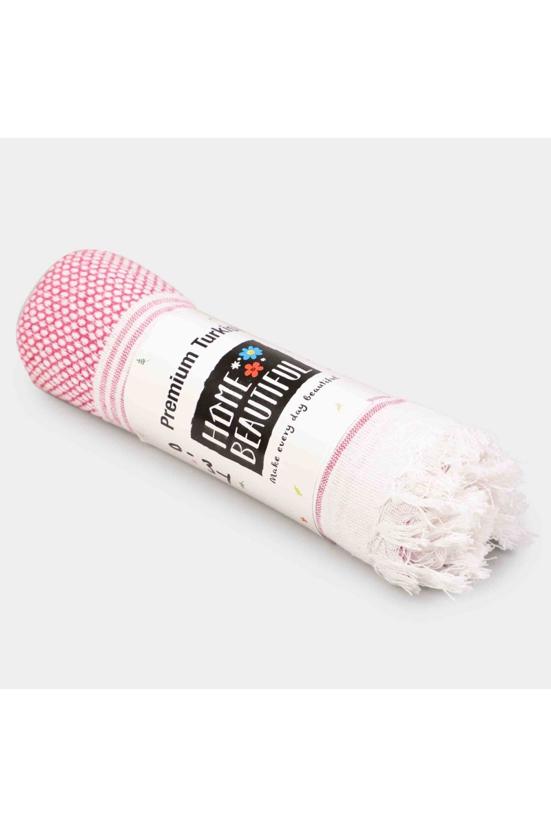 Home Beautiful                         300 GSM Pink Cotton Bath Towel
