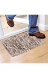 Home Beautiful Anti-Skid Brown Polyester Door Mat Home Beautiful Anti-Skid Brown Polyester Door Mat