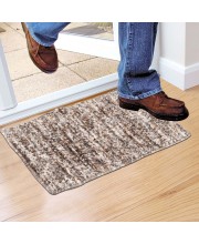 Home Beautiful                         Anti-Skid Brown Polyester Door Mat