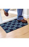 Home Beautiful                         Blue Polyester Cotton Door Mat