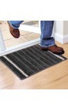 Home Beautiful Anti-Skid Grey Polyester Door Mat Home Beautiful Anti-Skid Grey Polyester Door Mat
