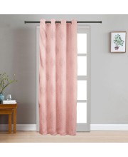 Home Beautiful                         7ft. Pink Microfiber Door Curtain
