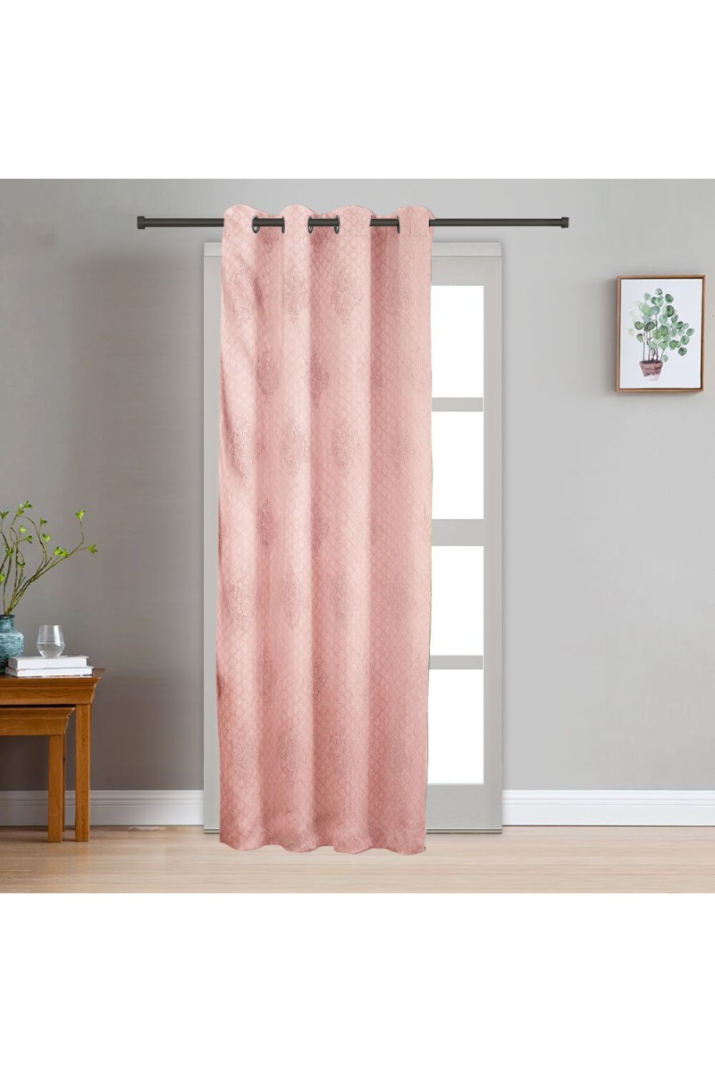 Home Beautiful                         7ft. Pink Microfiber Door Curtain