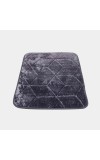 Home Beautiful                         Dark Blue Microfiber Bath Mat