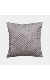 Home Beautiful                         Grey Microfiber Cushion Cover