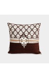 Home Beautiful                         Brown Polyester Cushion Cover