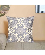 Home Beautiful                         Grey Microfiber Cushion Cover