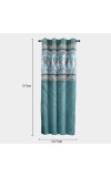 Home Beautiful                         5ft. Dark Green Window Curtain