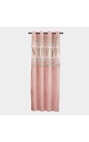 Home Beautiful                         5ft. Soft Dusty Rose Pink Jacquard Eyelet Curtains