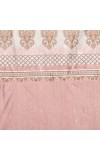 Home Beautiful                         5ft. Soft Dusty Rose Pink Jacquard Eyelet Curtains