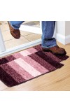 Home Beautiful Anti-Skid Purple Polyester Door Mat Home Beautiful Anti-Skid Purple Polyester Door Mat