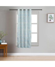 Home Beautiful                         5ft. Dark Blue Window Curtain