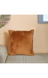 Home Beautiful                         Brown Velvet Cushion