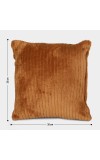 Home Beautiful                         Brown Velvet Cushion