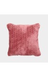 Home Beautiful                         Wine Velvet Cushion