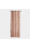 Home Beautiful                         5ft. Rich Copper Brown Embossed Eyelet Curtains
