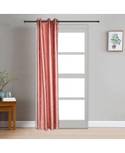 Home Beautiful                         7ft. Pink Microfiber Door Curtain