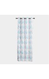 Home Beautiful                         5ft. Light Blue Window Curtain
