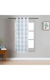 Home Beautiful                         5ft. Light Blue Window Curtain