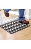Home Beautiful                         Anti-Skid Grey Polyester Door Mat